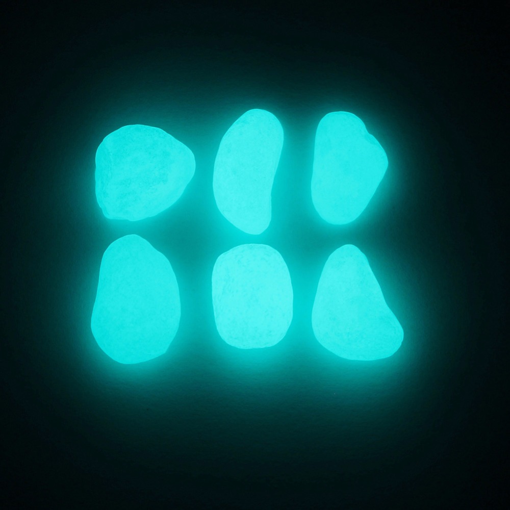 Luminous Glow In The Dark Garden Pebble Stones (Set of 50) Luminous Glow In The Dark Garden Pebble Stones (Set of 50)