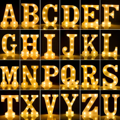 Luminous Plastic LED Letter Lights