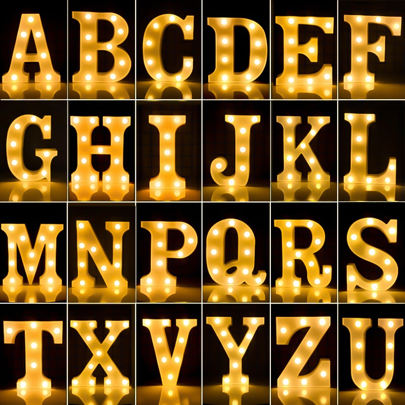 Luminous Plastic LED Letter Lights