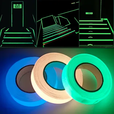 Luminous Tape 3 Meters Self Adhesive Glow Emergency Logo In The Dark Safety Stage Stickers Home Decor Party Supplies Luminous Tape 3 Meters Self Adhesive Glow Emergency Logo In The Dark Safety Stage Stickers Home Decor Party Supplies