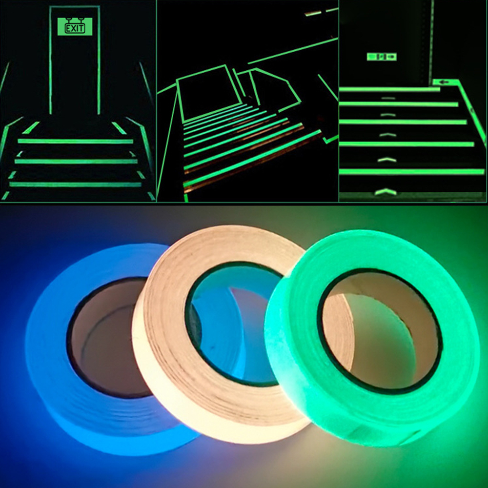 Luminous Tape 3 Meters Self Adhesive Glow Emergency Logo In The Dark Safety Stage Stickers Home Decor Party Supplies Luminous Tape 3 Meters Self Adhesive Glow Emergency Logo In The Dark Safety Stage Stickers Home Decor Party Supplies