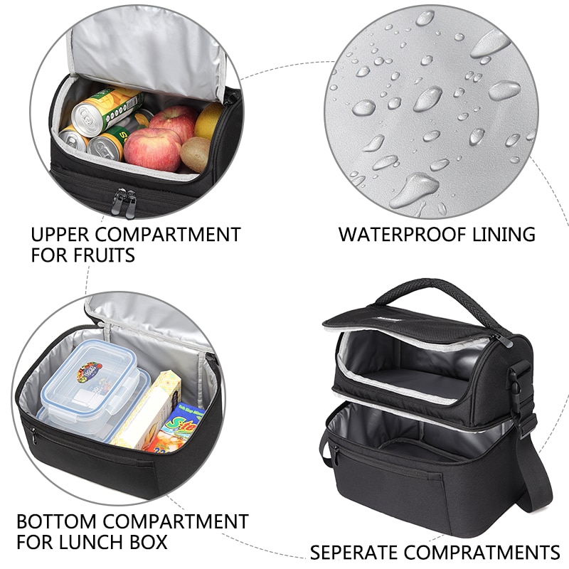 Lunch Cooler Bag Large Insulated