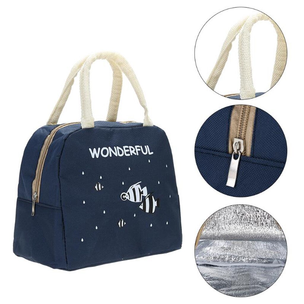 Lunch Tote Bag Insulated Storage Bag