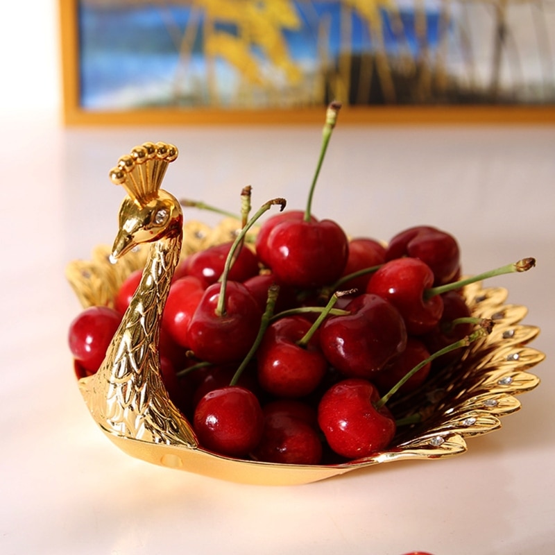 Luxurious Fruit Peacock Plate Luxurious Fruit Peacock Plate
