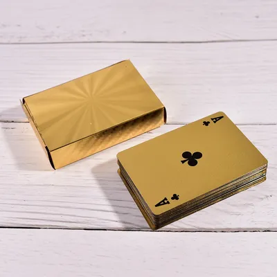 Luxurious Gold Plated Playing Cards