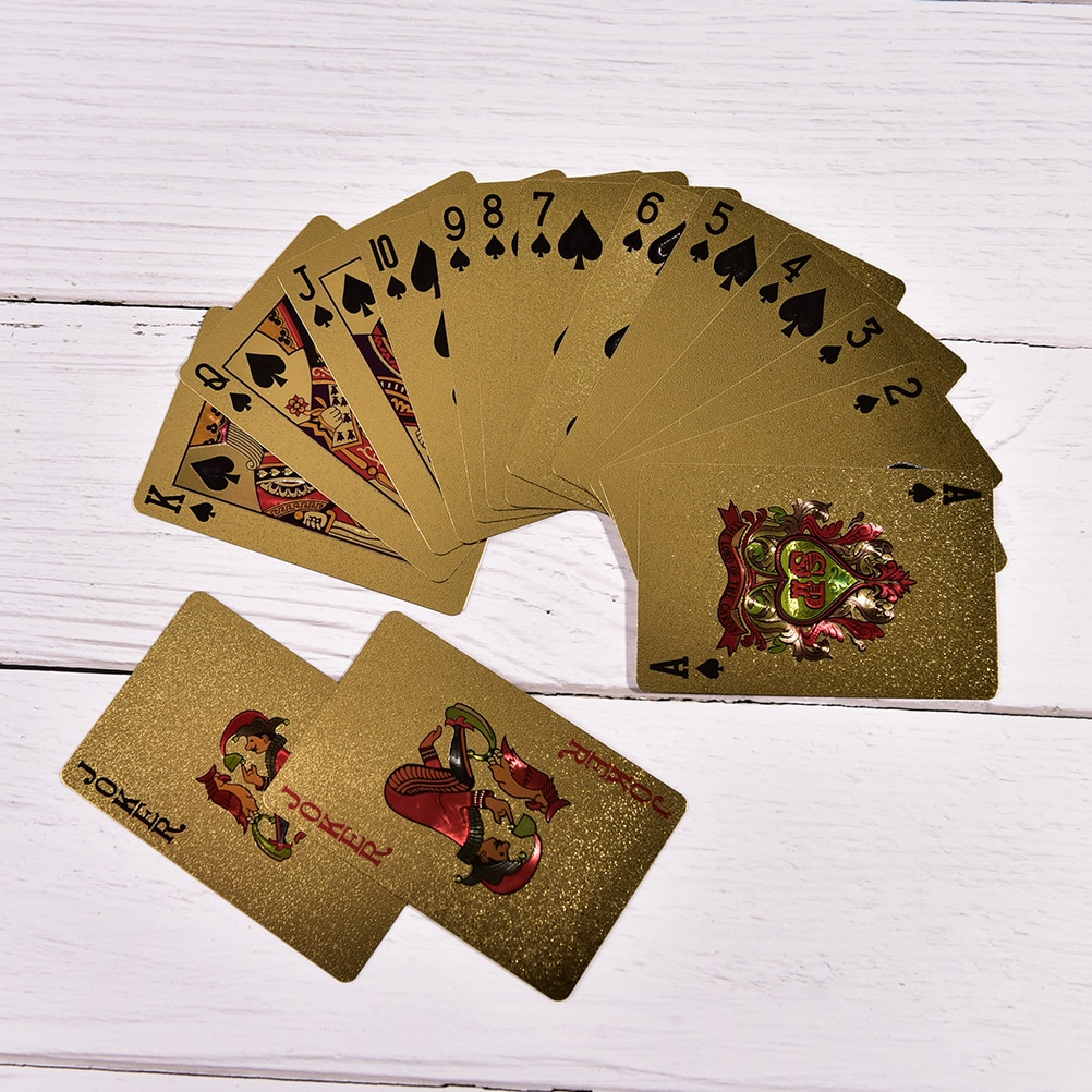 Luxurious Gold Plated Playing Cards
