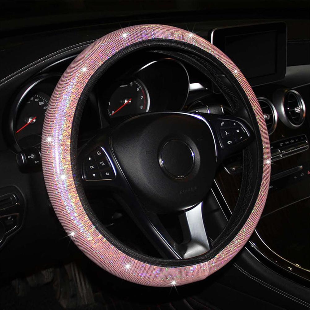 Luxurious Rhinestone Steering Wheel Cover