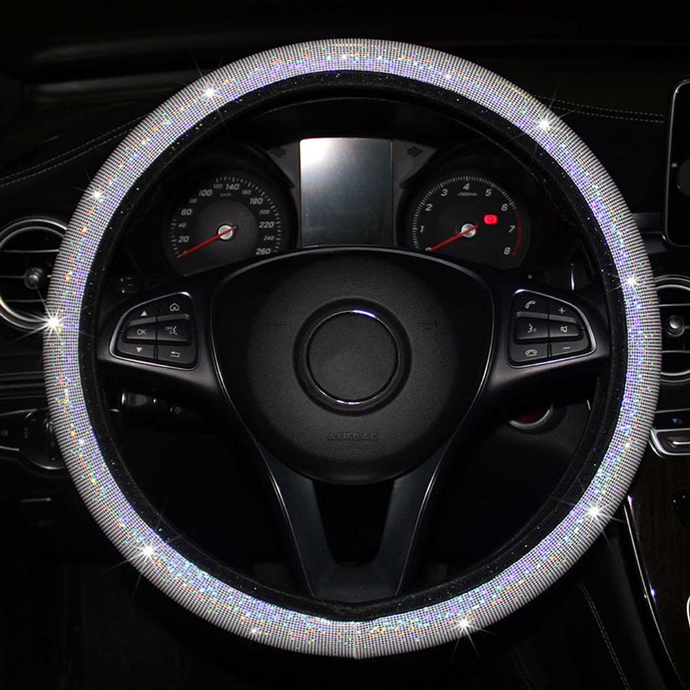 Luxurious Rhinestone Steering Wheel Cover