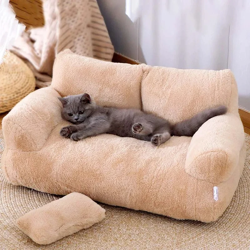 Luxury Cat Bed Sofa Winter Warm Cat Nest Pet Bed for Small Medium Dogs Cats Comfortable Plush Puppy Bed Pet Supplies Luxury Cat Bed Sofa Winter Warm Cat Nest Pet Bed for Small Medium Dogs Cats Comfortable Plush Puppy Bed Pet Supplies