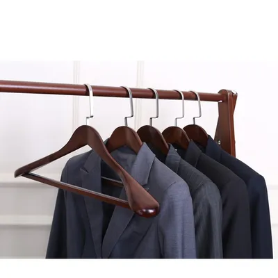 Luxury Solid Wooden Clothes Hanger Set