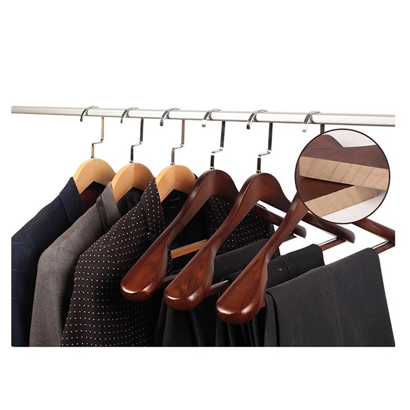 Luxury Solid Wooden Clothes Hanger Set