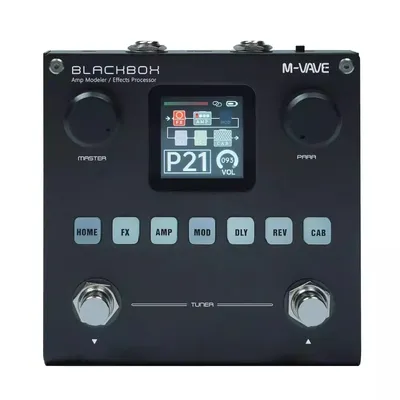 M-VAVE Blackbox Guitar / Bass AMP Modeler Multi Effects Processor Rechargeable for Electric Guitar Bass M-VAVE Blackbox Guitar / Bass AMP Modeler Multi Effects Processor Rechargeable for Electric Guitar Bass