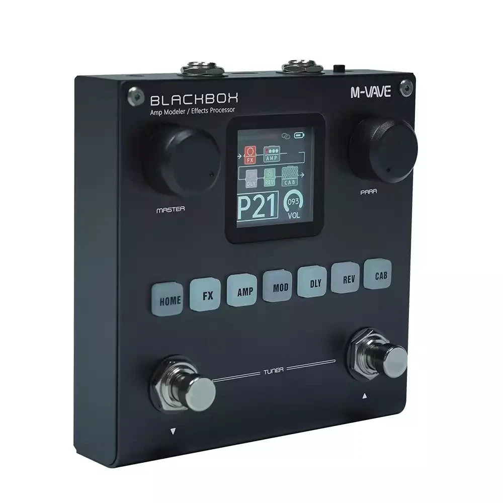 M-VAVE Blackbox Guitar / Bass AMP Modeler Multi Effects Processor Rechargeable for Electric Guitar Bass M-VAVE Blackbox Guitar / Bass AMP Modeler Multi Effects Processor Rechargeable for Electric Guitar Bass