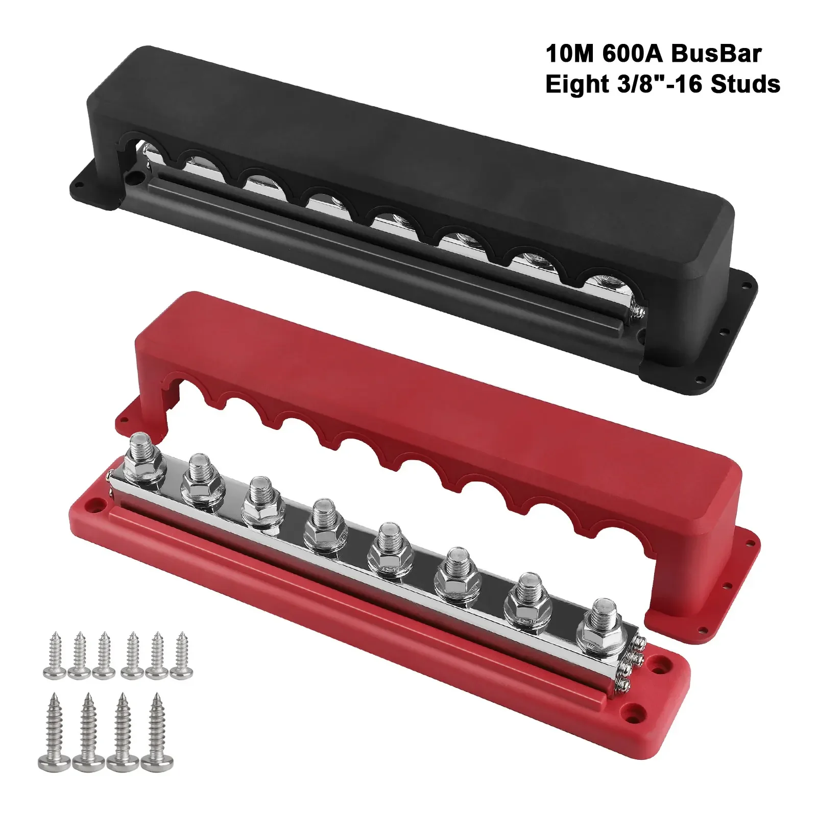 M10 Car Terminal Block Negative Bus 24V 600A Terminal Block 3/8″ Power Distribution Block M10 Termianl Bus for M10 Car Terminal Block Negative Bus 24V 600A Terminal Block 3/8″ Power Distribution Block M10 Termianl Bus for