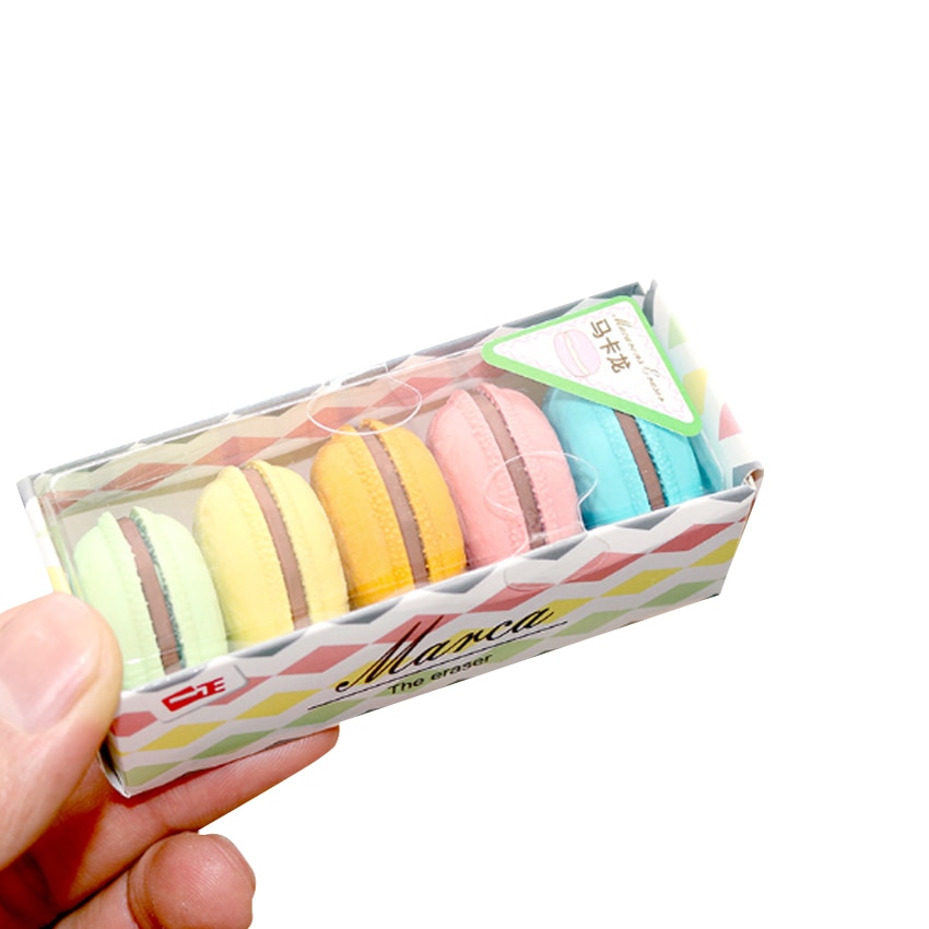 Macaron Erasers School Supply (5 Pcs) Macaron Erasers School Supply (5 Pcs)