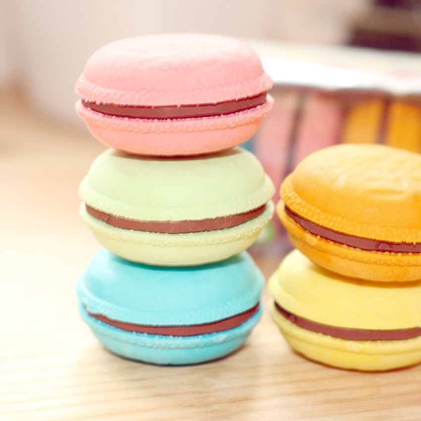 Macaron Erasers School Supply (5 Pcs) Macaron Erasers School Supply (5 Pcs)