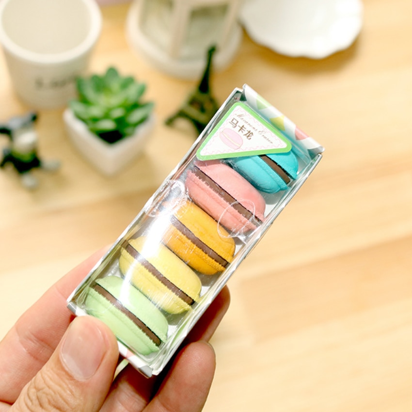 Macaron Erasers School Supply (5 Pcs) Macaron Erasers School Supply (5 Pcs)