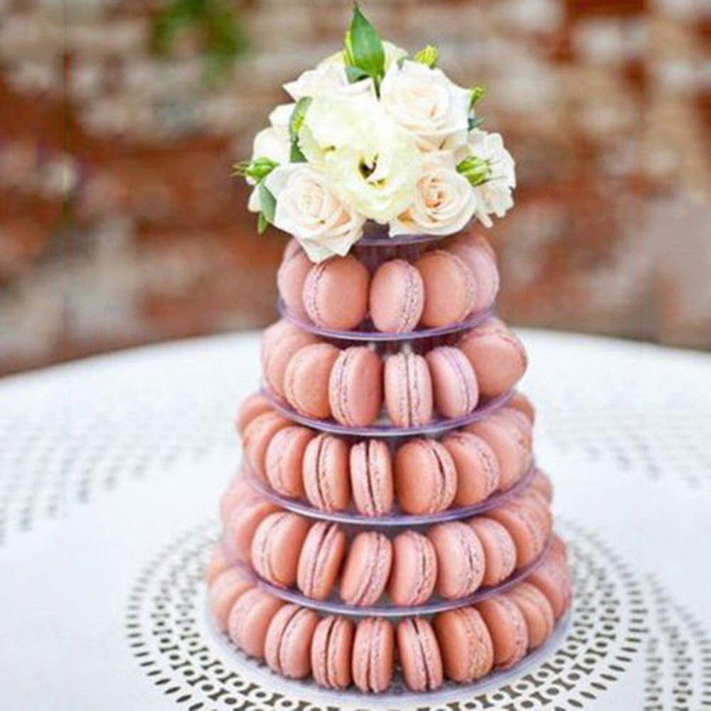 Macaron Stand 6-Tier Plastic Rack Macaron Stand 6-Tier Plastic Rack
