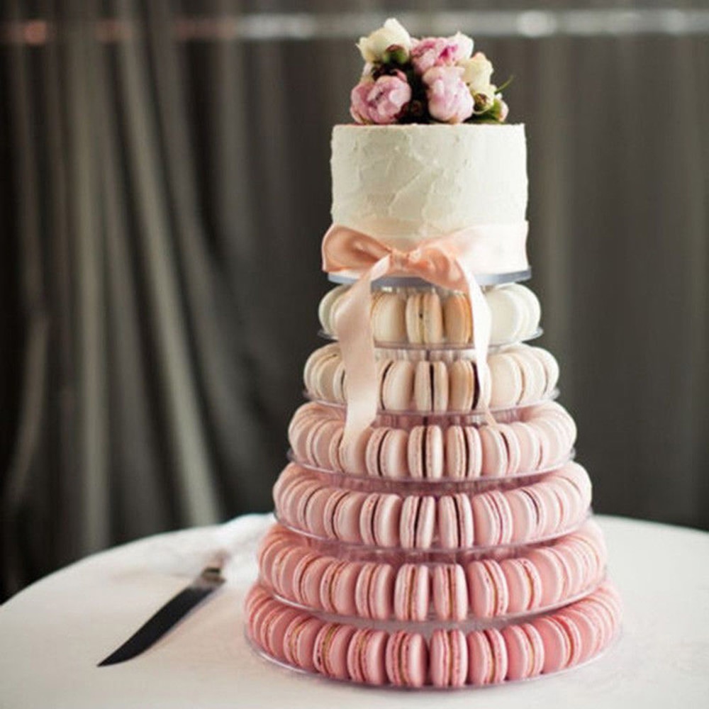 Macaron Stand 6-Tier Plastic Rack Macaron Stand 6-Tier Plastic Rack