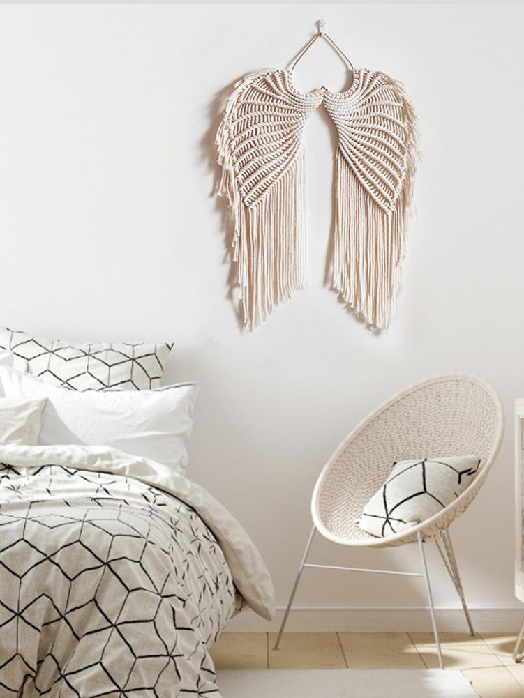 Macrame Angel Wings Wall Decor