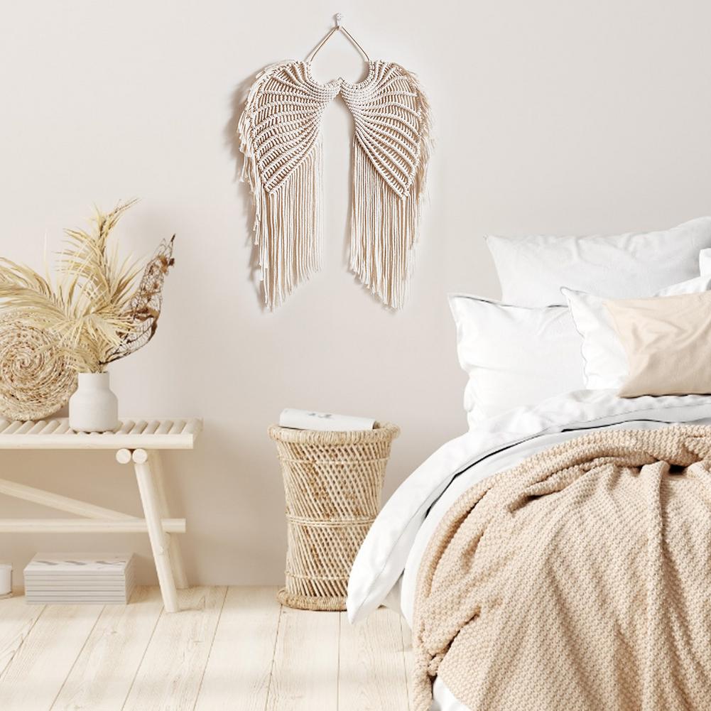 Macrame Angel Wings Wall Decor
