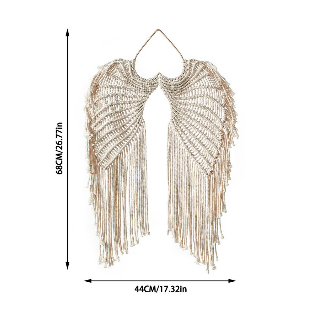 Macrame Angel Wings Wall Decor