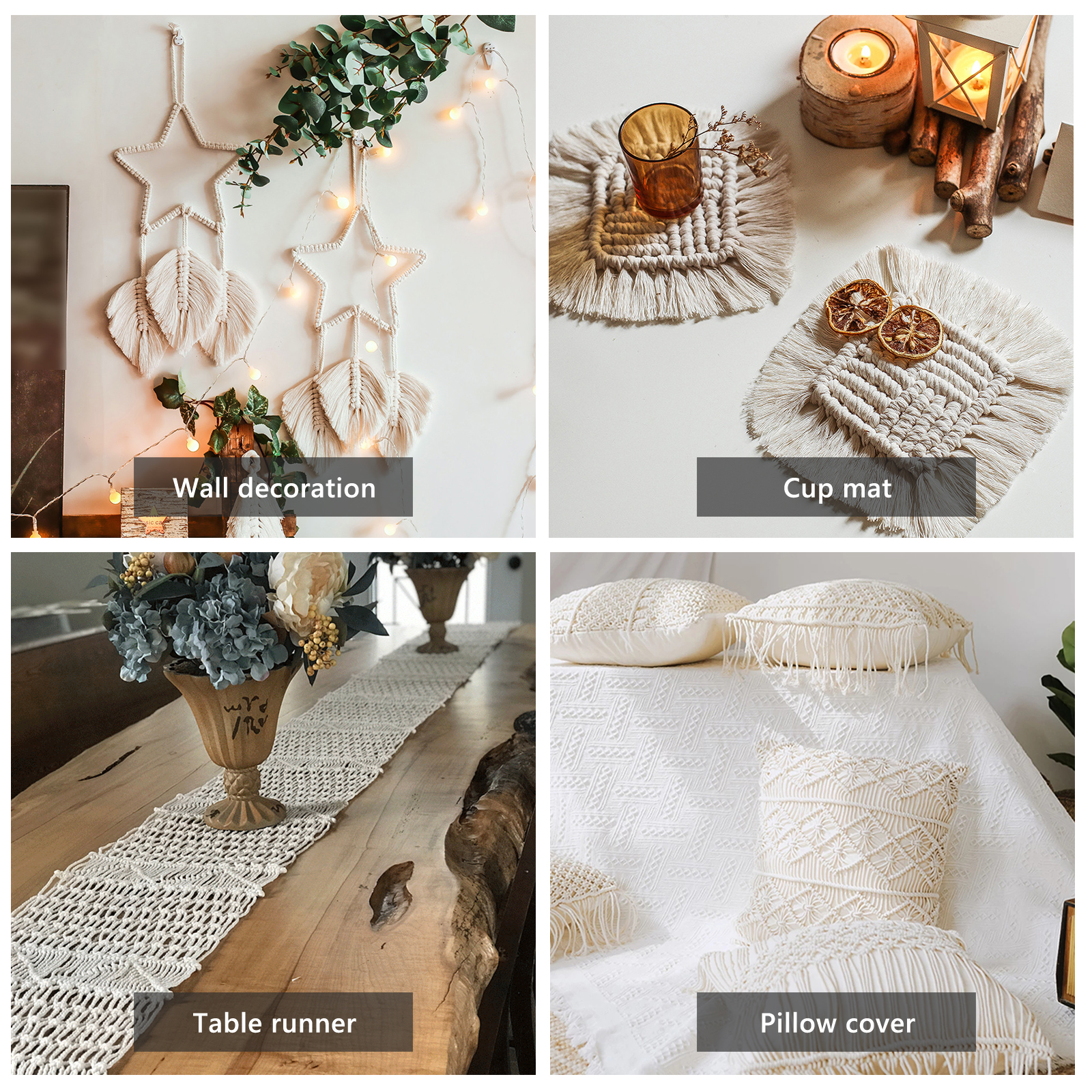 Macrame Cotton Cord for DIY