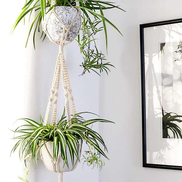 Macrame Plant Hanger Set (4pcs) Macrame Plant Hanger Set (4pcs)