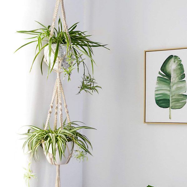 Macrame Plant Hanger Set (4pcs) Macrame Plant Hanger Set (4pcs)