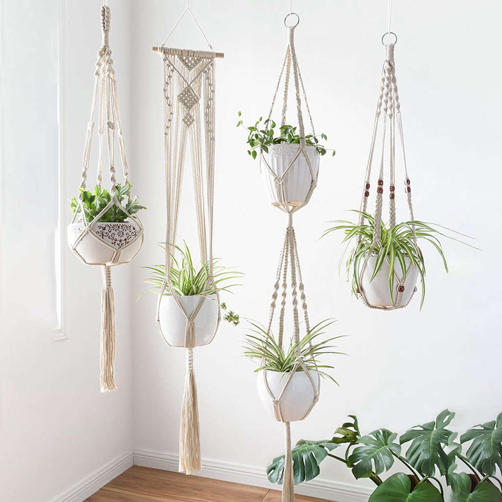 Macrame Plant Holders Home Decor Macrame Plant Holders Home Decor