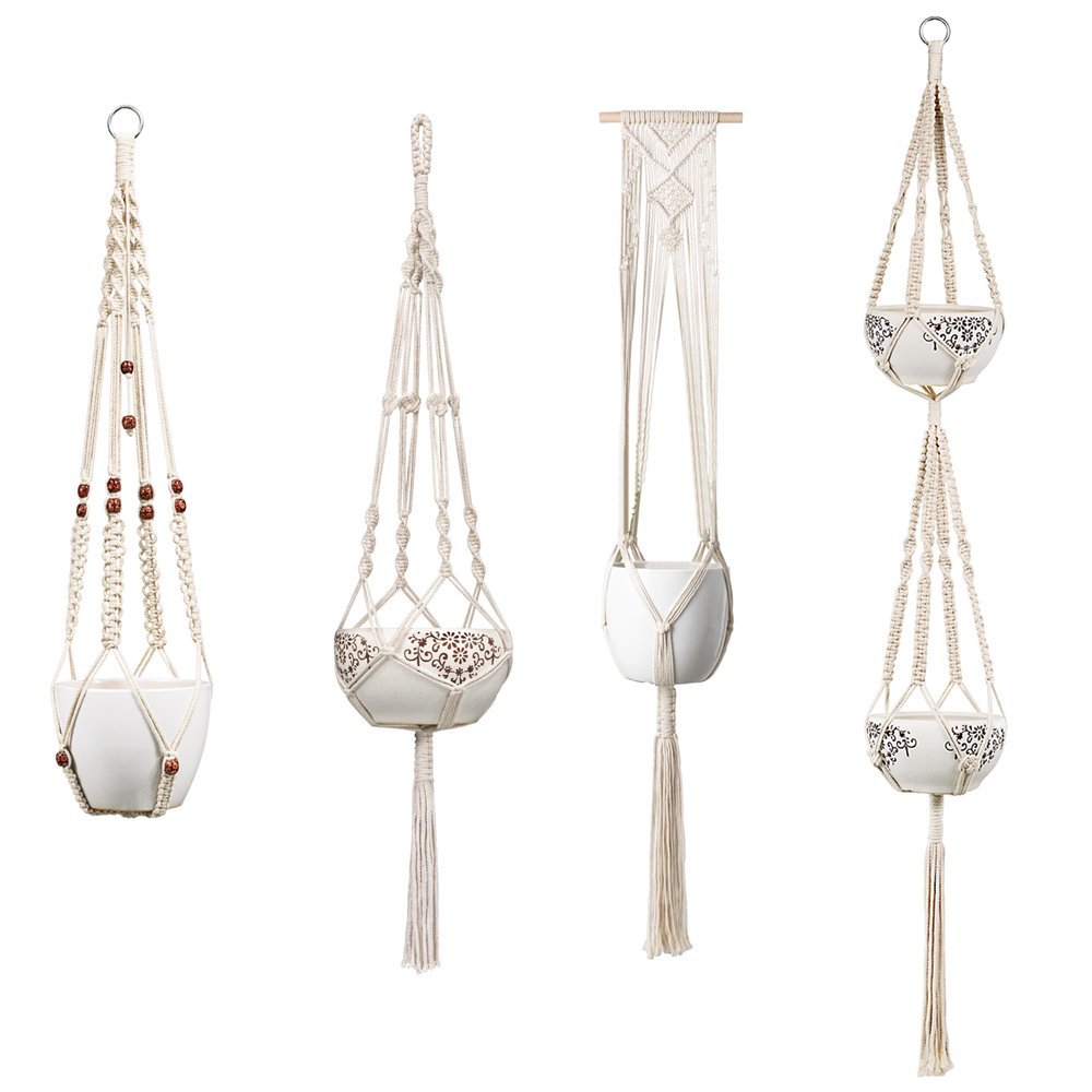 Macrame Plant Holders Home Decor Macrame Plant Holders Home Decor