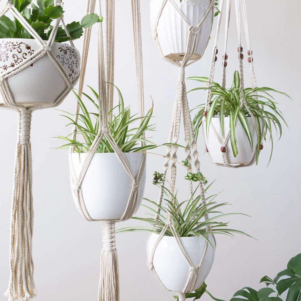 Macrame Plant Holders Home Decor Macrame Plant Holders Home Decor