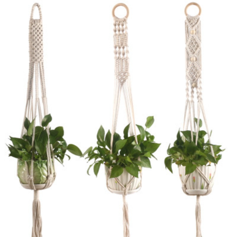 Macrame Pot Hanger Wall Decor Macrame Pot Hanger Wall Decor