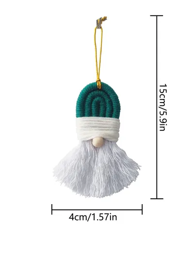 Macrame Santa Hanging Holiday Decor Macrame Santa Hanging Holiday Decor