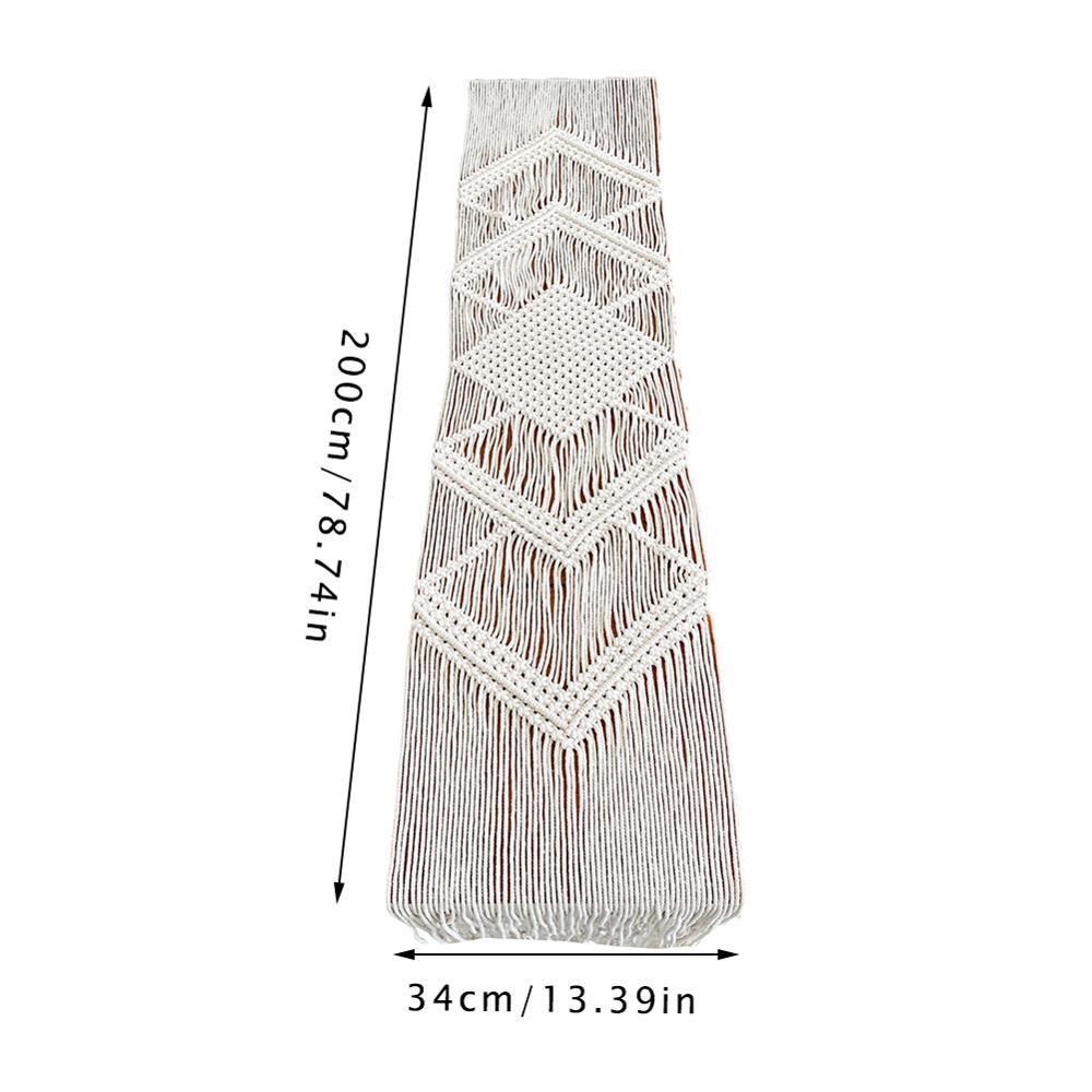 Macrame Table Runner Boho Decor Macrame Table Runner Boho Decor