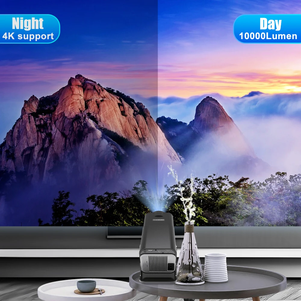 Magcubic Android 11 390ANSI HY320 Projector 4K Native 1080P Dual Wifi6 BT5.0 Cinema Outdoor Portable Projector Magcubic Android 11 390ANSI HY320 Projector 4K Native 1080P Dual Wifi6 BT5.0 Cinema Outdoor Portable Projector