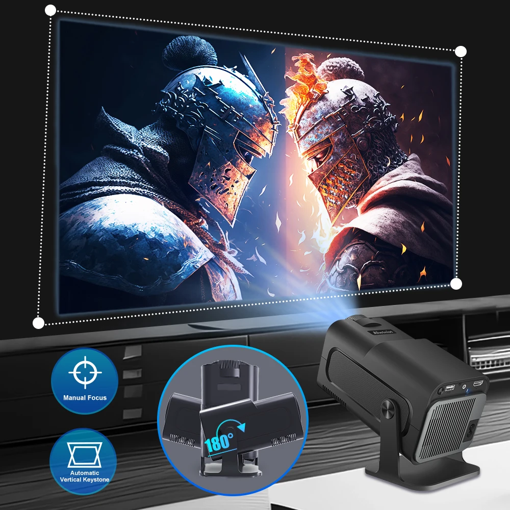 Magcubic Android 11 390ANSI HY320 Projector 4K Native 1080P Dual Wifi6 BT5.0 Cinema Outdoor Portable Projector Magcubic Android 11 390ANSI HY320 Projector 4K Native 1080P Dual Wifi6 BT5.0 Cinema Outdoor Portable Projector
