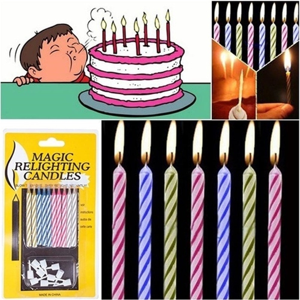 Magic Candle Birthday Prank 20pcs Pack