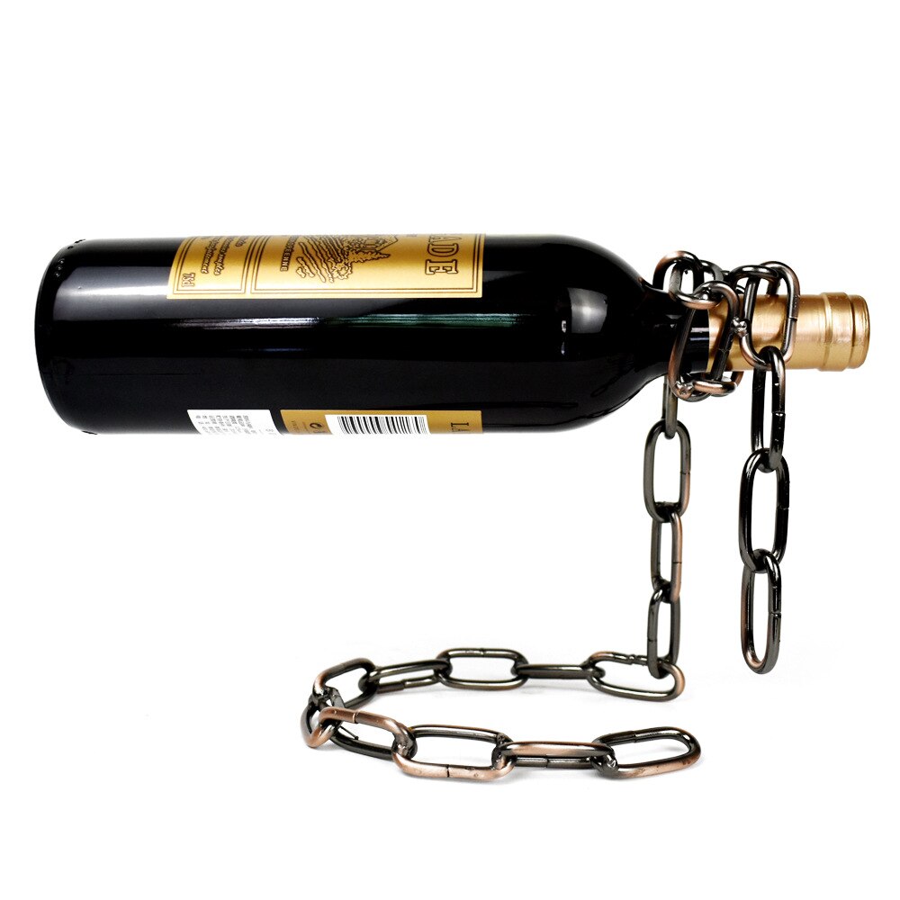 Magic Chain Floating Wine Bottle Holder Magic Chain Floating Wine Bottle Holder