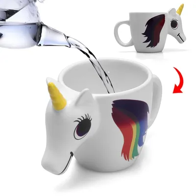 Magic Cup Unicorn Cartoon Mug Magic Cup Unicorn Cartoon Mug