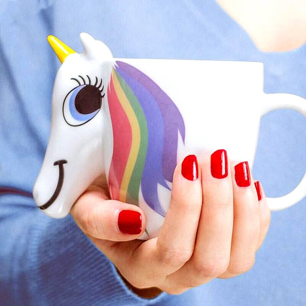 Magic Cup Unicorn Cartoon Mug Magic Cup Unicorn Cartoon Mug