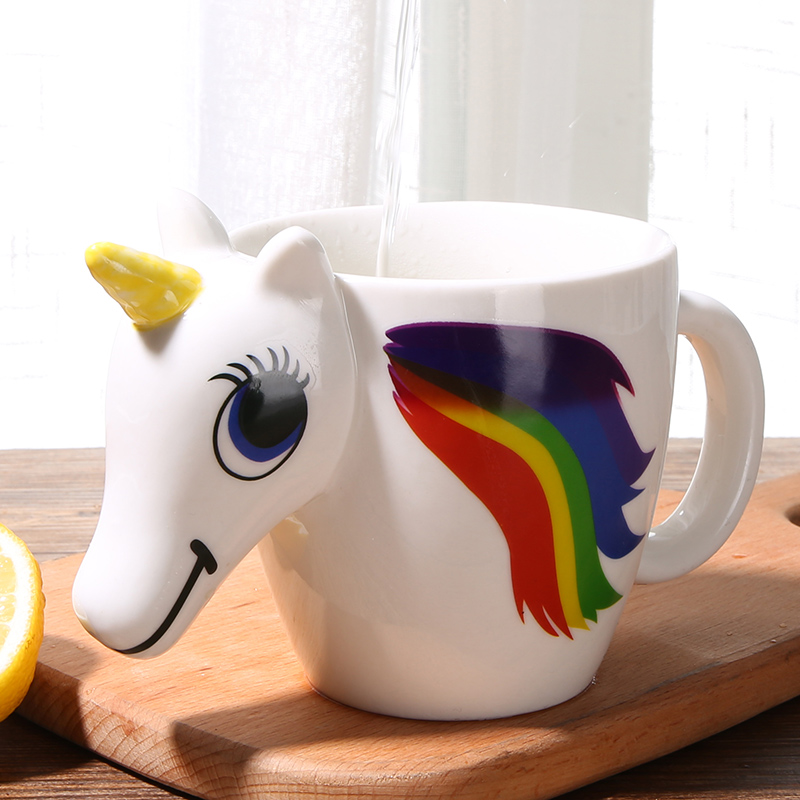 Magic Cup Unicorn Cartoon Mug Magic Cup Unicorn Cartoon Mug