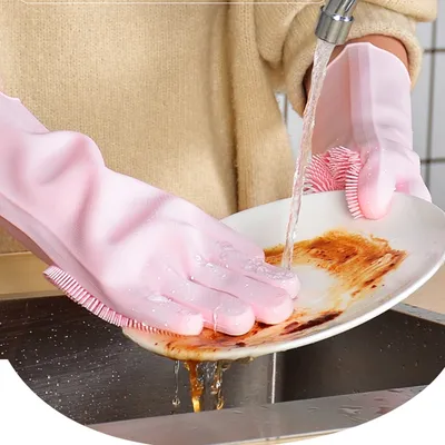 Magic Dishwashing Gloves Brush Palm Magic Dishwashing Gloves Brush Palm