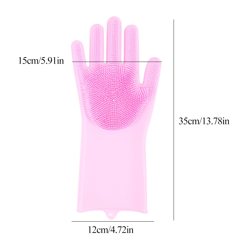 Magic Dishwashing Gloves Brush Palm Magic Dishwashing Gloves Brush Palm
