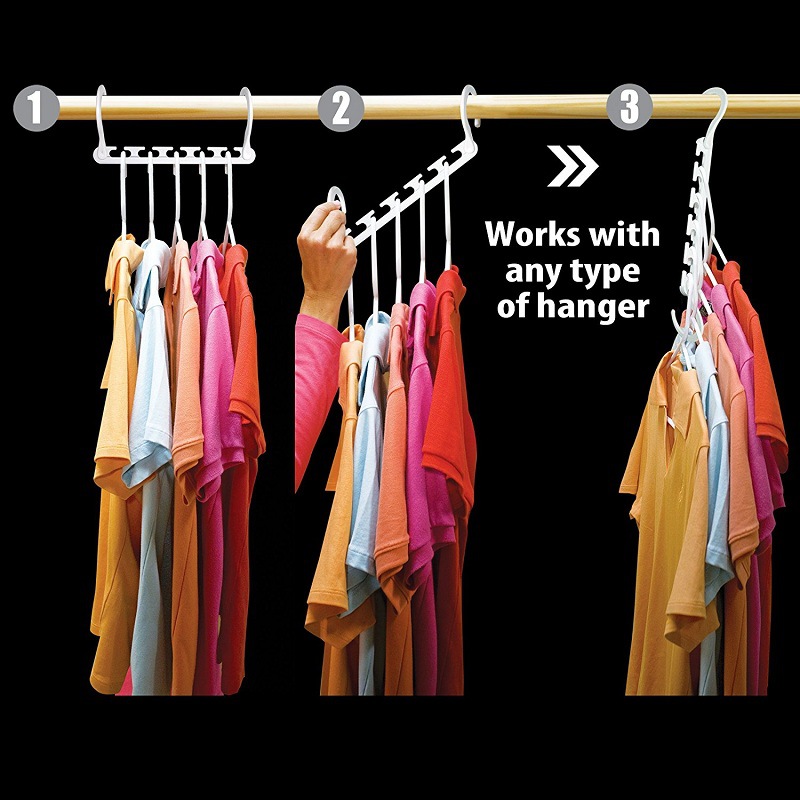 Magic Hangers with Two Hooks 2pcs Set Magic Hangers with Two Hooks 2pcs Set