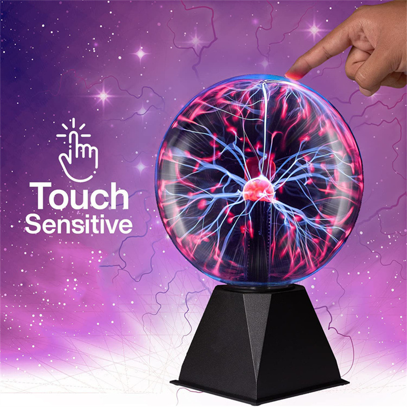 Magic Plasma Ball Lamp LED Atmosphere Night Light Touch sound control Glass Plasma Light Bedroom Decor Kids Gifts Magic Plasma Ball Lamp LED Atmosphere Night Light Touch sound control Glass Plasma Light Bedroom Decor Kids Gifts