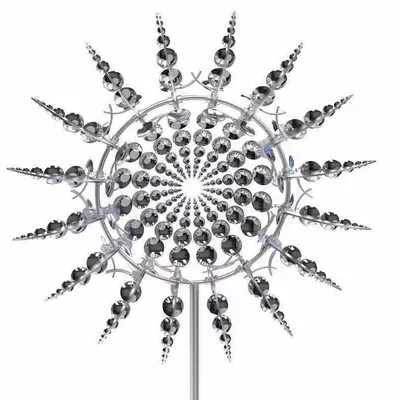 Magical Metal Garden Windmill