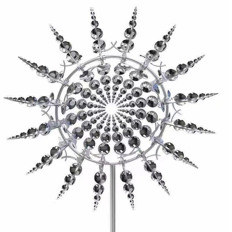 Magical Metal Garden Windmill