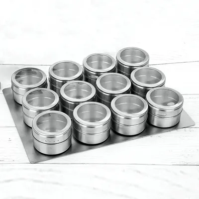 Magnet Spice Jars Seasoning Bottles