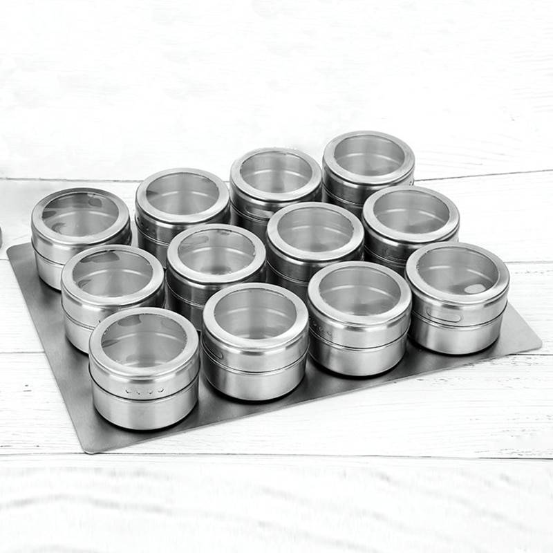 Magnet Spice Jars Seasoning Bottles Magnet Spice Jars Seasoning Bottles